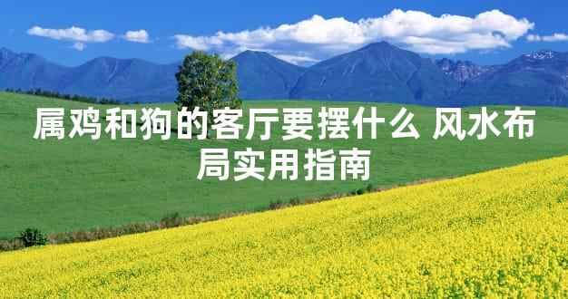 属鸡和狗的客厅要摆什么 风水布局实用指南